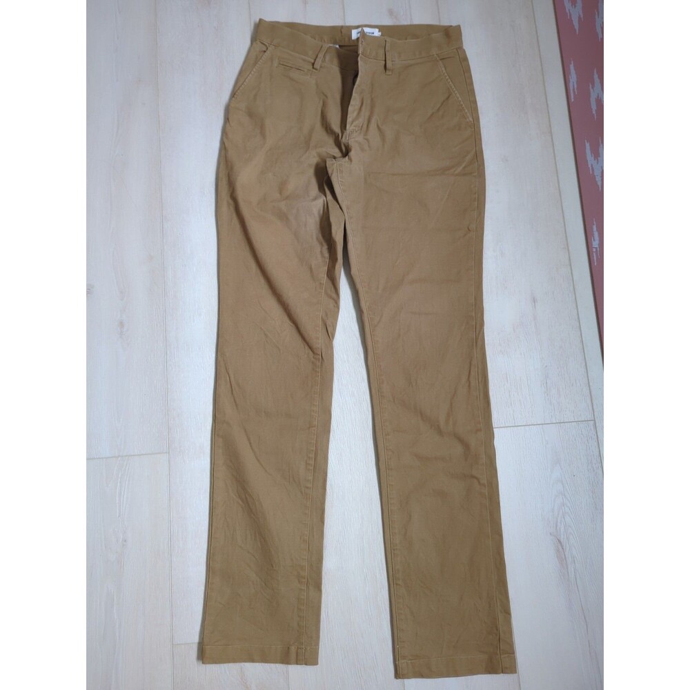 Taylor Stitch Democratic Chino Pants Mens 31 x 34 Brown Foundation Pant Slim